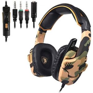 سماعة للالعاب مع مايك SADES Stereo Surround Gaming Headset with Mic