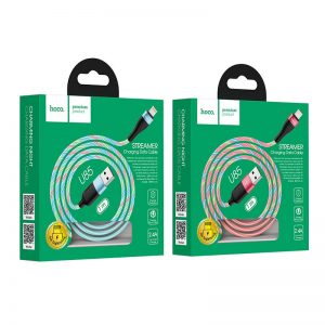 وصلة ايفون مضيئة IPhone Lightning Cable U85 light streaming effect
